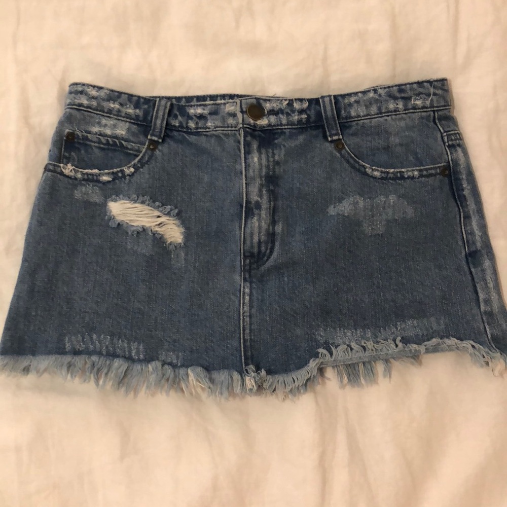 Free People Cute to Boot Mini Skirt
